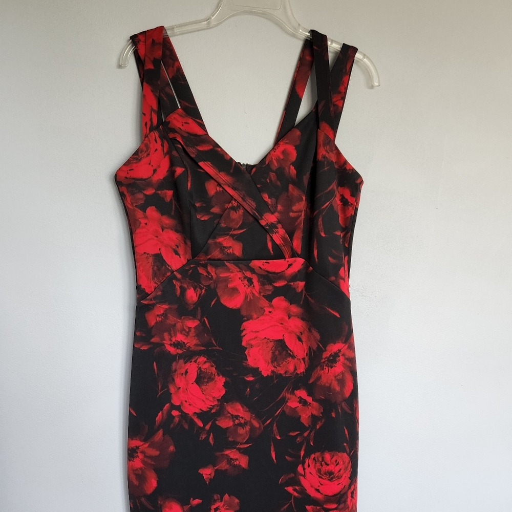 ENFOCUS STUDIO Black and Red Dress Size 14